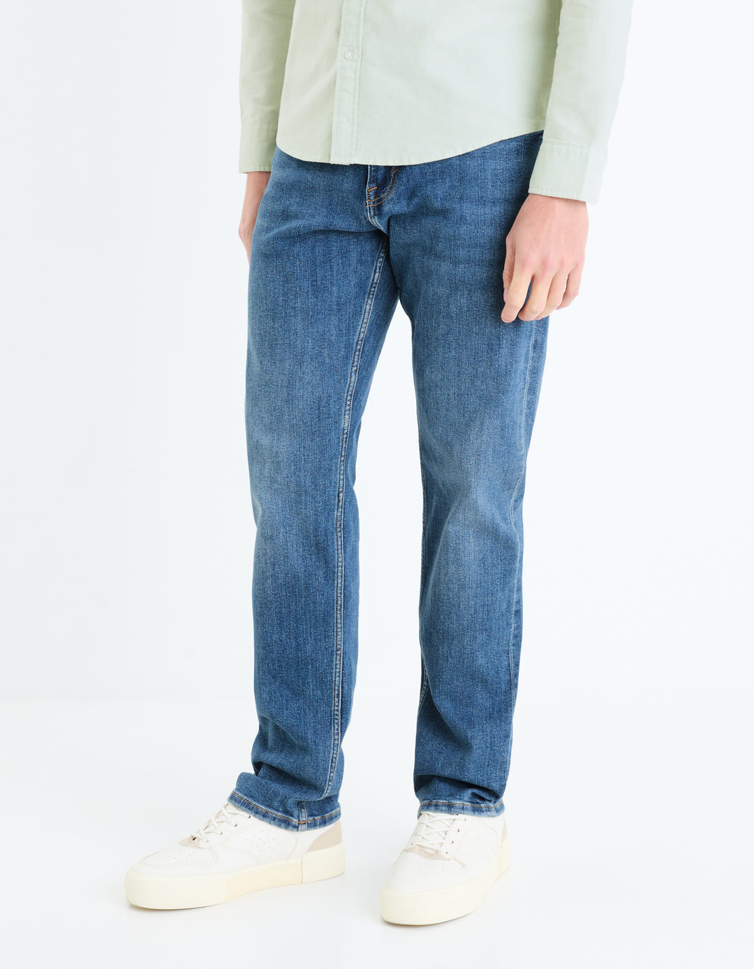 C15 straight jeans 3 lengths stretch