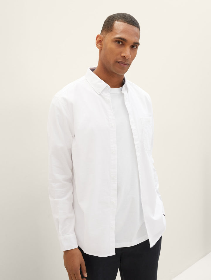 FITTED STRETCH OXFORD SHIRT