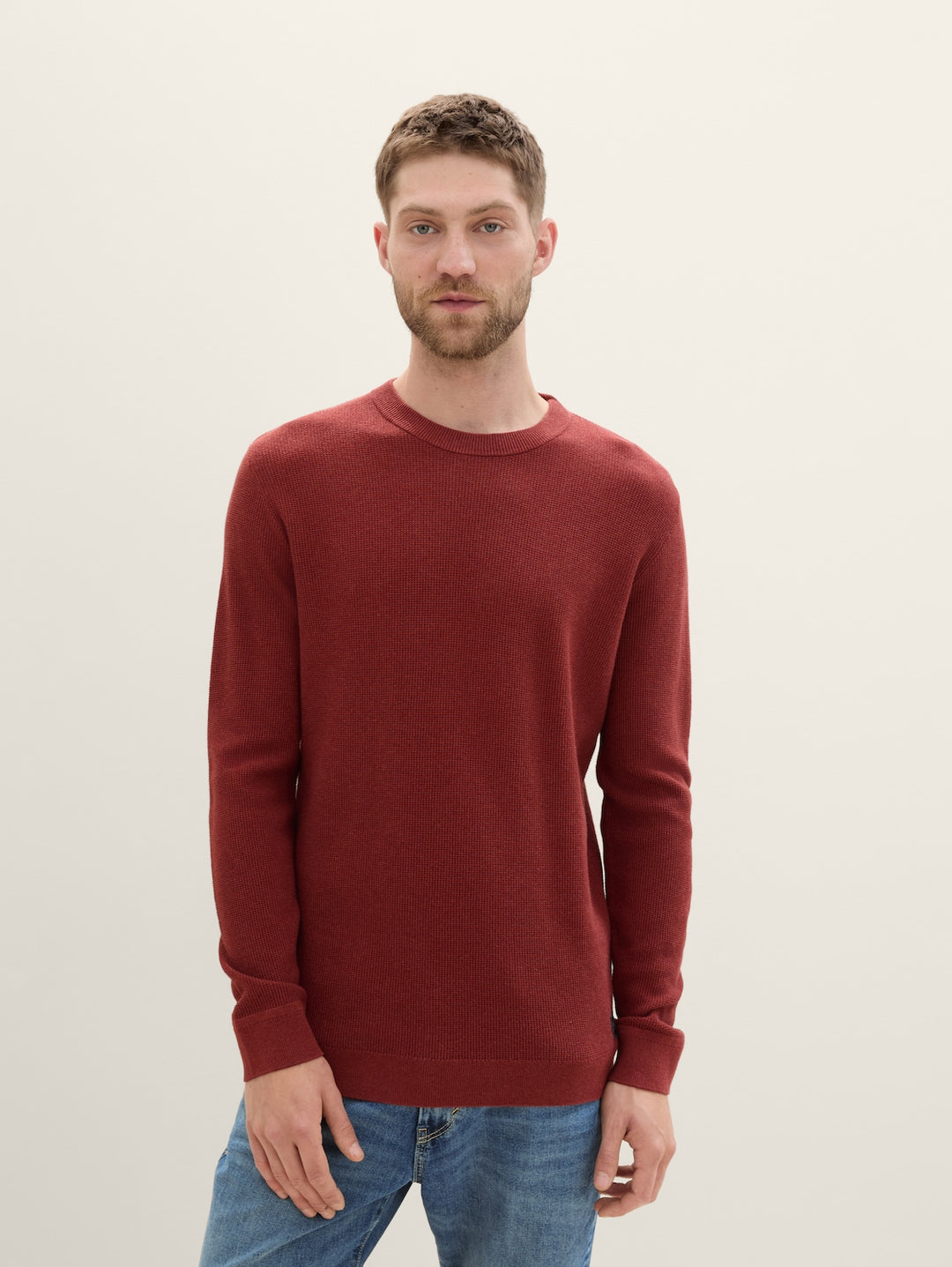 STRUCTURED CREWNECK KNIT