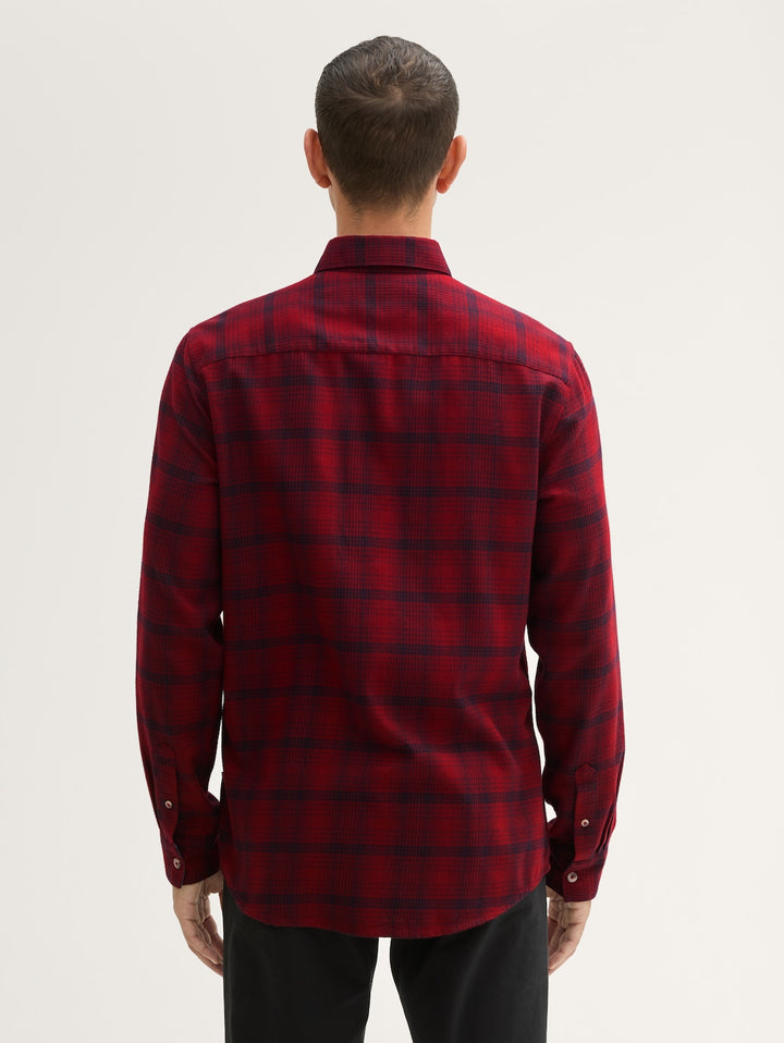 TONAL CHECKED SHIRT