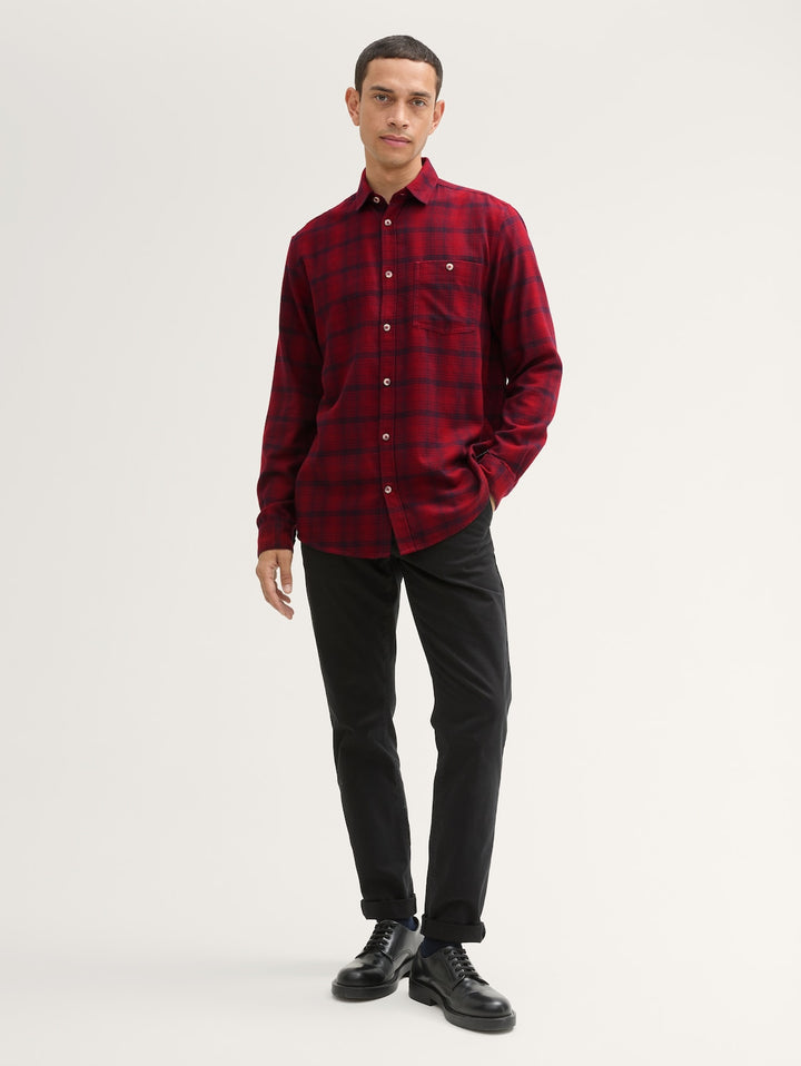 TONAL CHECKED SHIRT