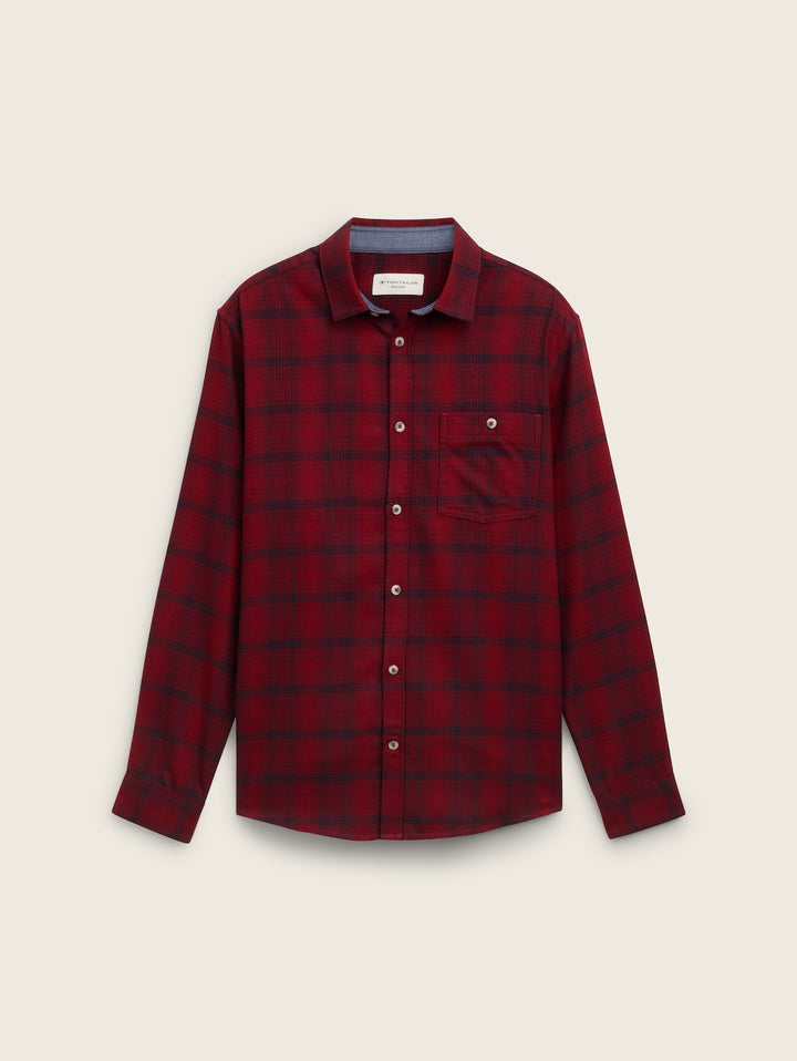 TONAL CHECKED SHIRT