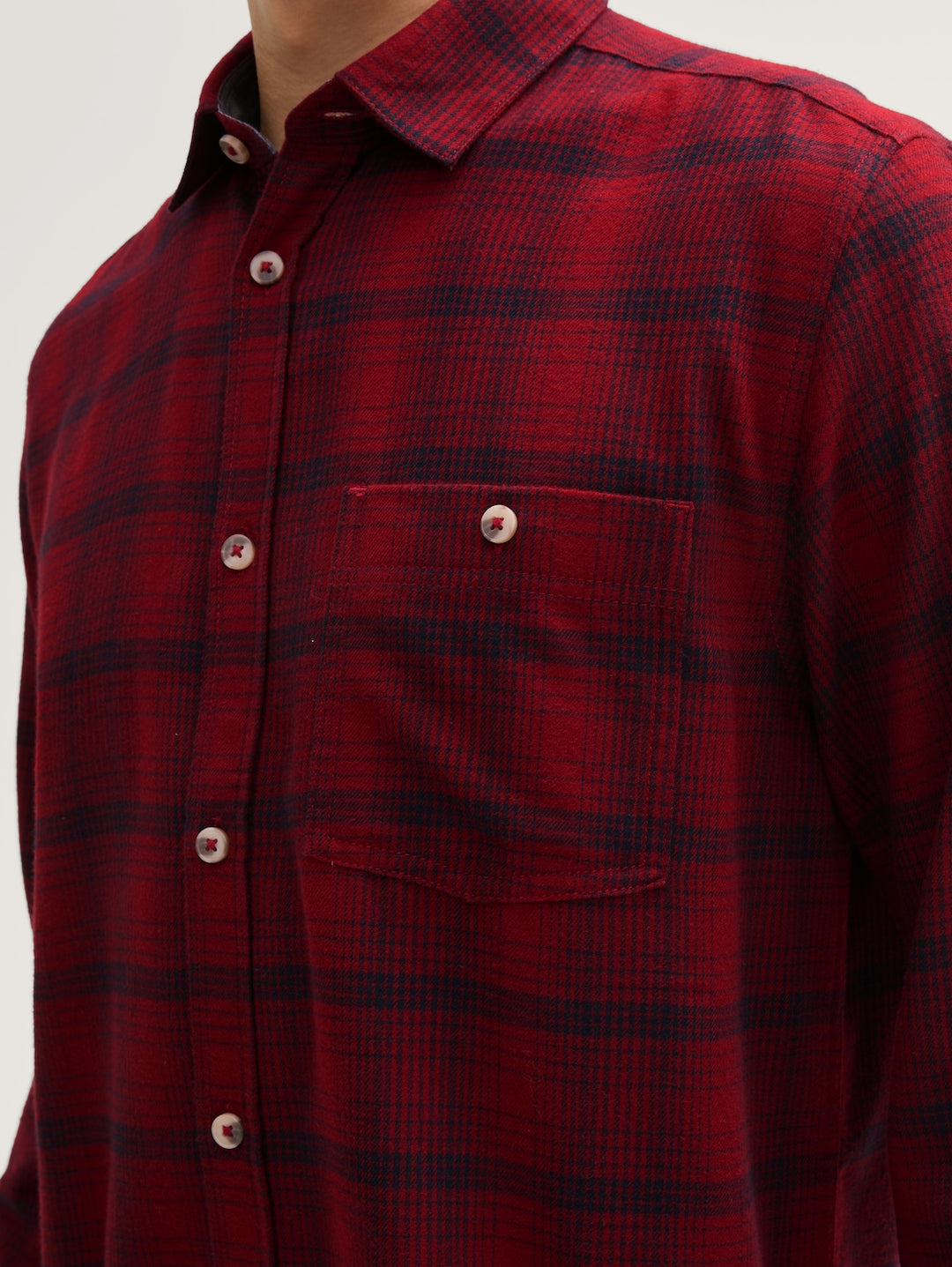 TONAL CHECKED SHIRT