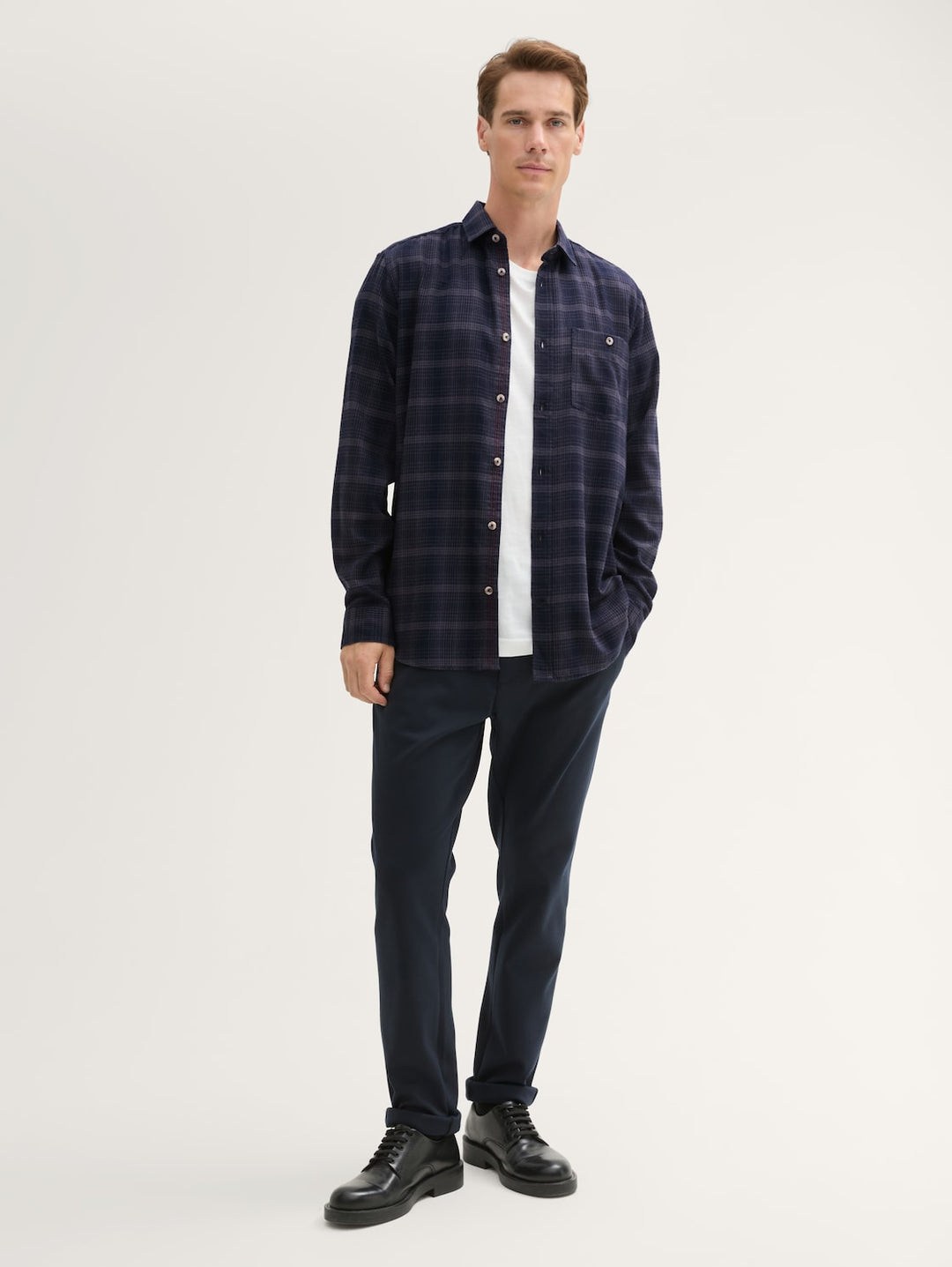 TONAL CHECKED SHIRT