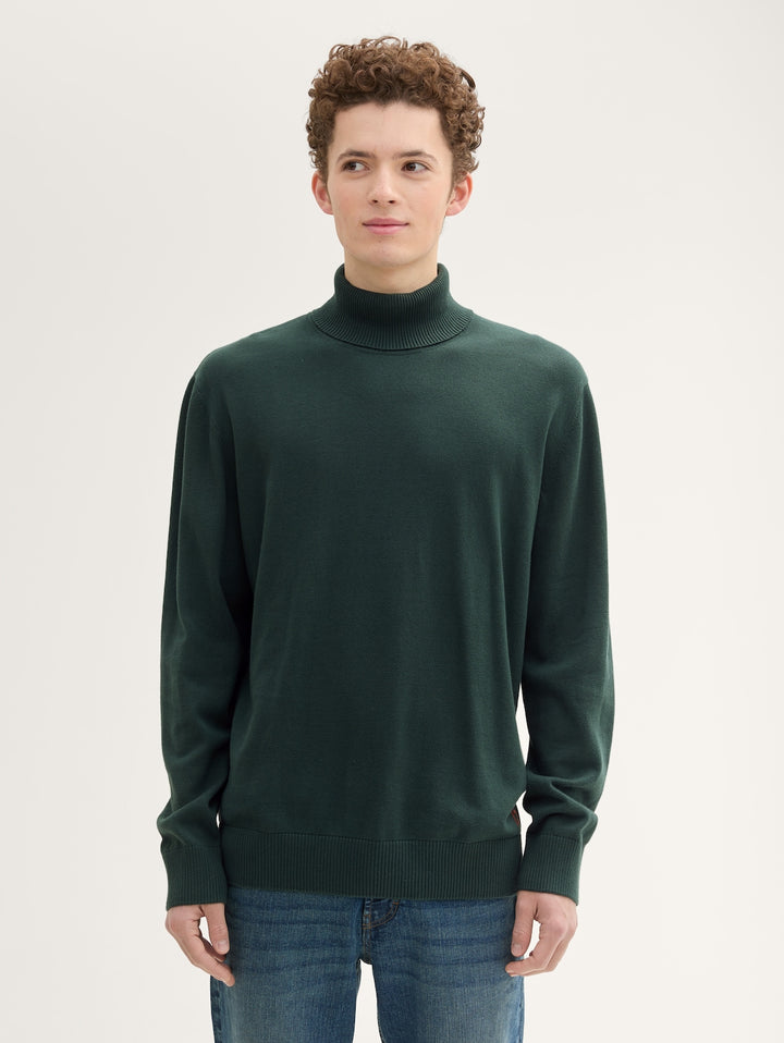 BASIC TURTLE NECK KNIT