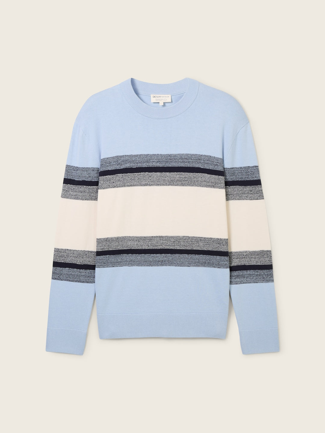 BLOCK STRIPES CREWNECK KNIT