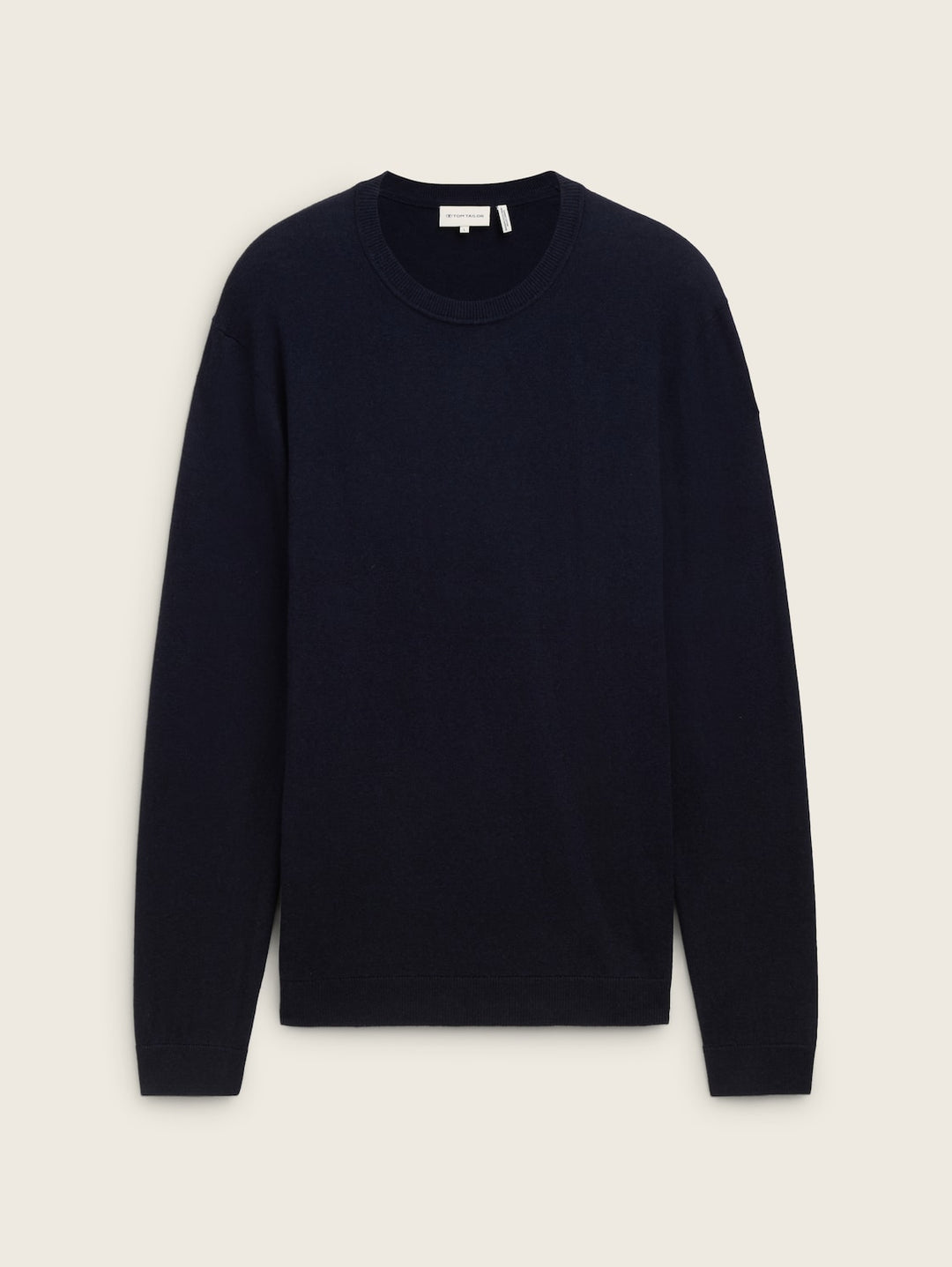 COTTON CASHMERE CREWNECK KNIT