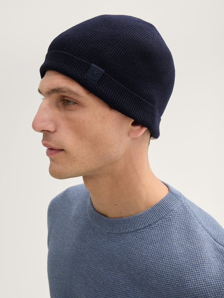 COTTON CASHMERE BLEND HAT