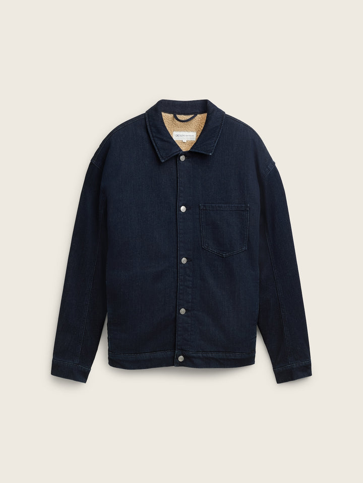 TEDDY LINED DENIM JACKET