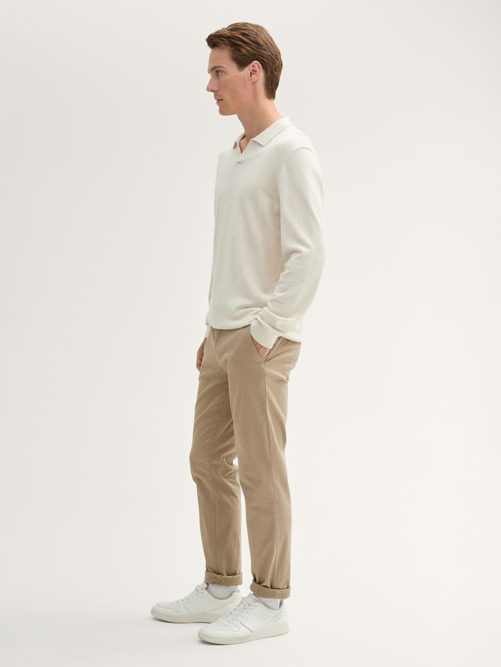 SLIM SOFT CHINO WITH BELT