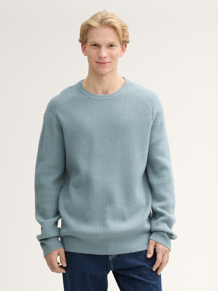 COSY STRUCTURE CREWNECK KNIT