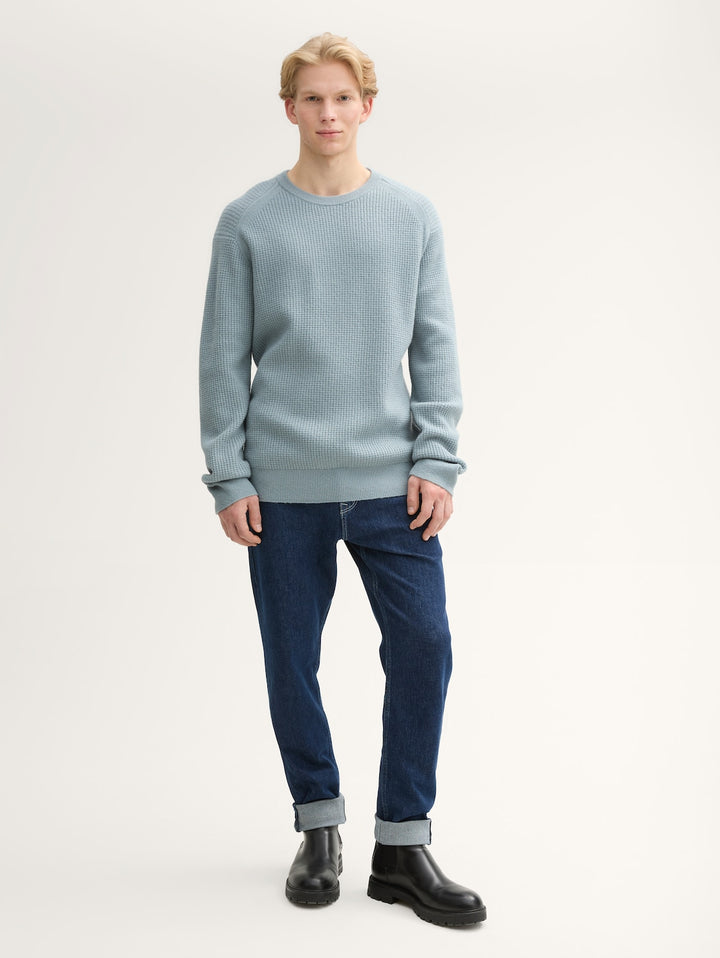 COSY STRUCTURE CREWNECK KNIT