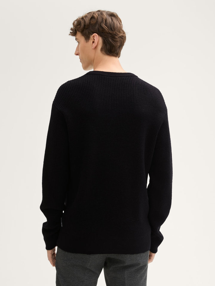 COSY STRUCTURE CREWNECK KNIT