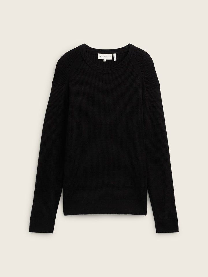 COSY STRUCTURE CREWNECK KNIT