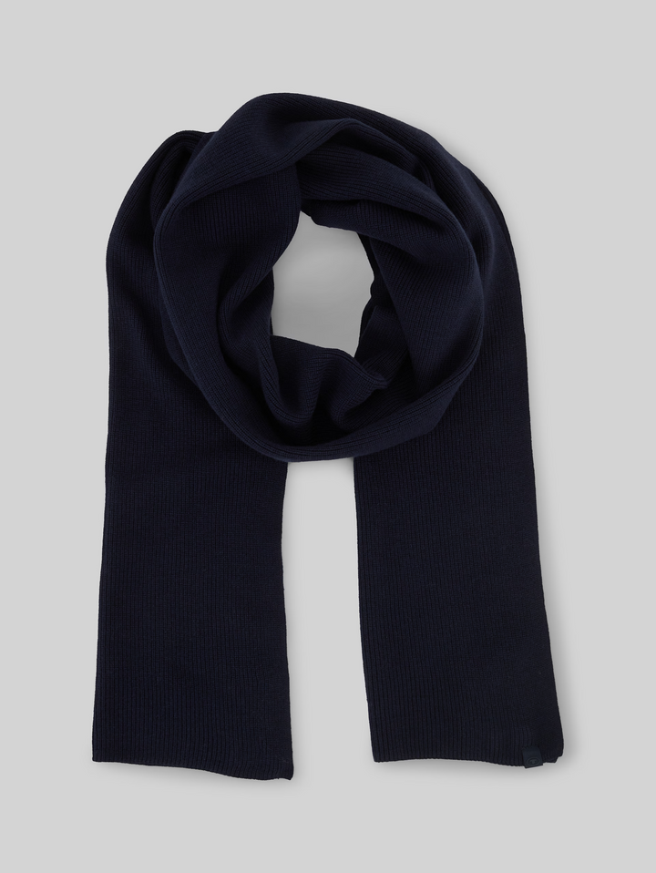 COTTON CASHMERE SCARF KNIT
