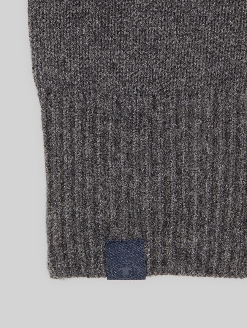 COTTON CASHMERE GLOVES KNIT