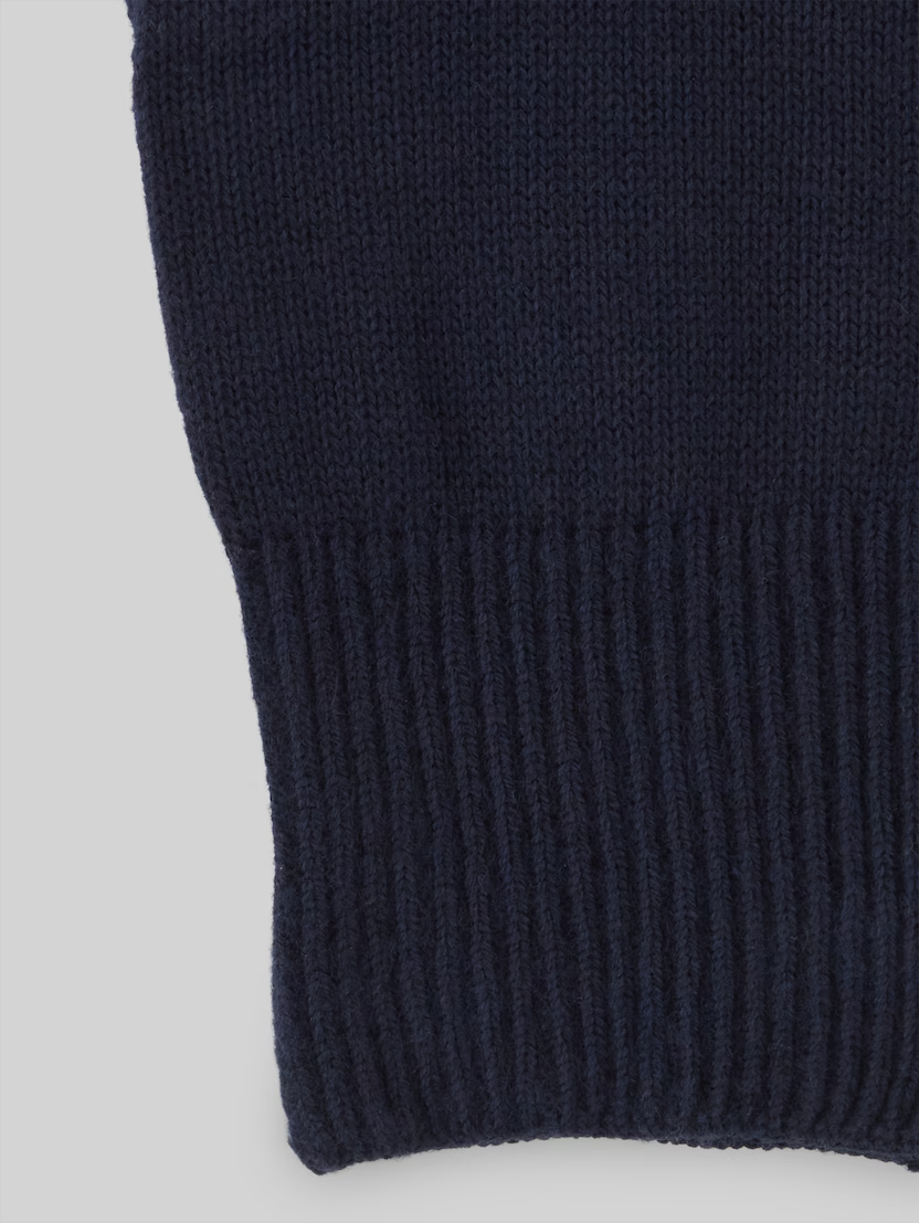 COTTON CASHMERE GLOVES KNIT