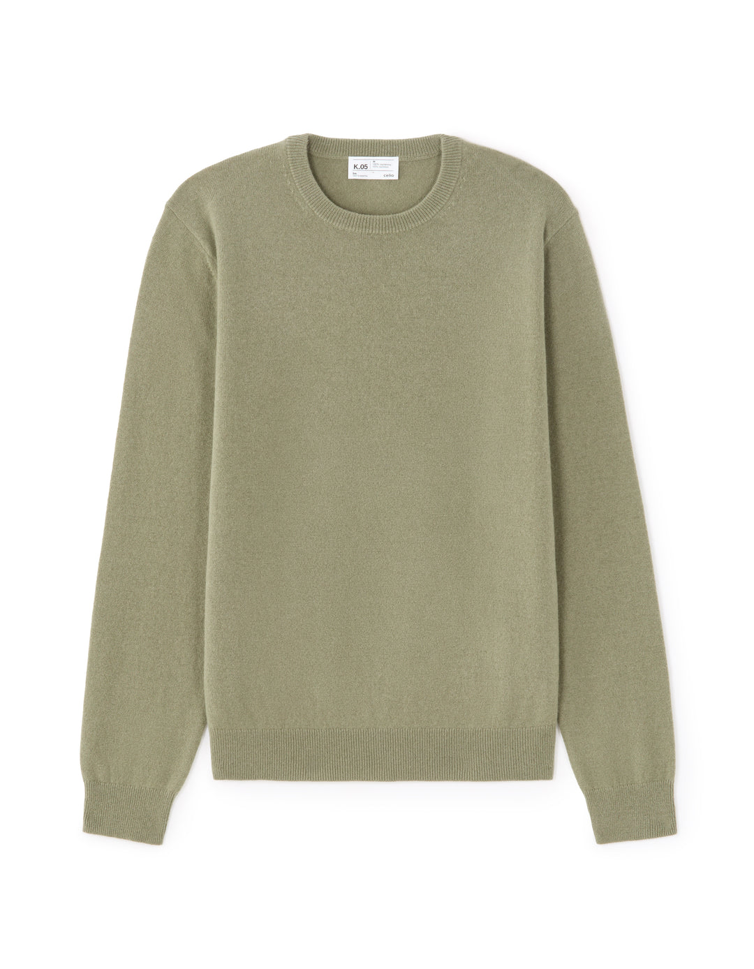 100% cashmere crew neck sweater