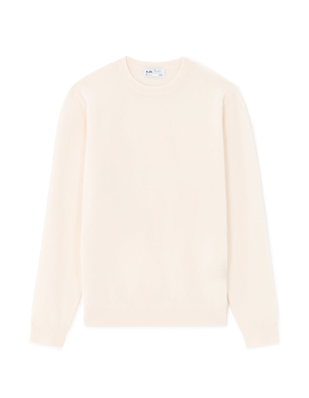 100% cashmere crew neck sweater