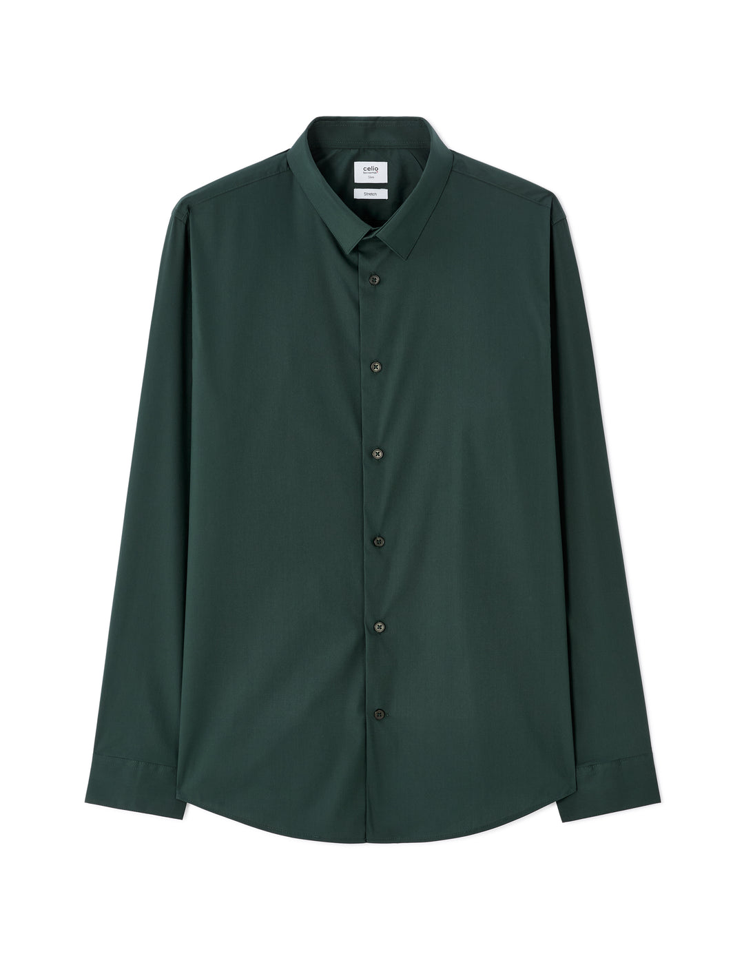 Slim stretch cotton shirt