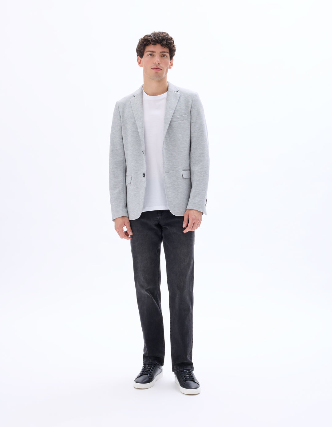 Men - Knitted - Suit blazer