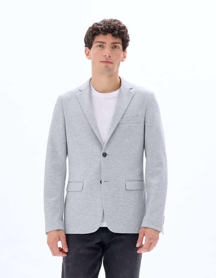 Men - Knitted - Suit blazer