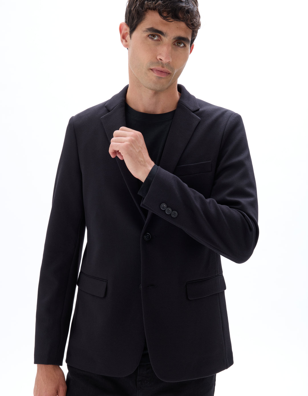 Men - Knitted - Suit blazer