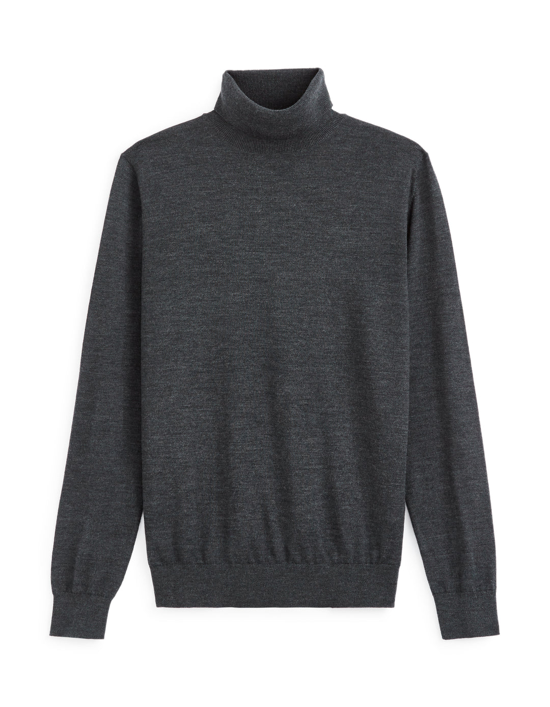 Slim-fit turtleneck sweater 100% merino wool