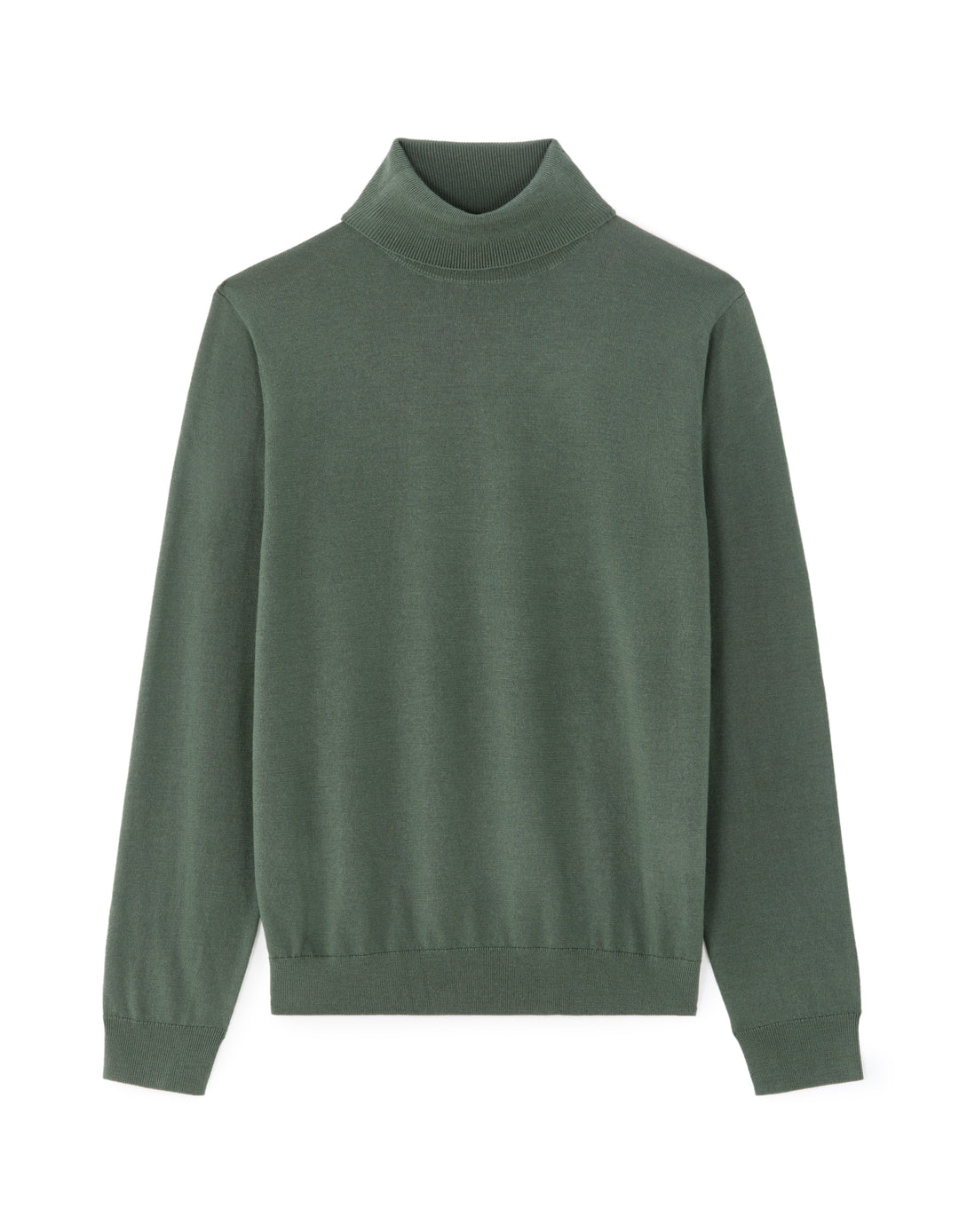 Slim-fit turtleneck sweater 100% merino wool