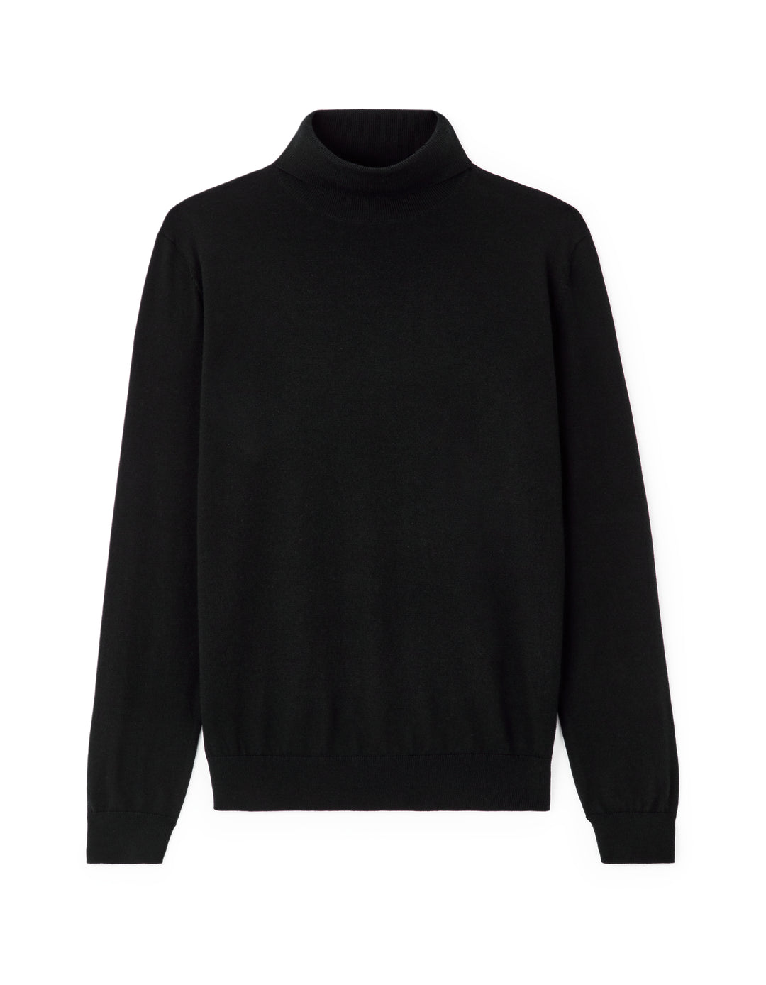 Slim-fit turtleneck sweater 100% merino wool