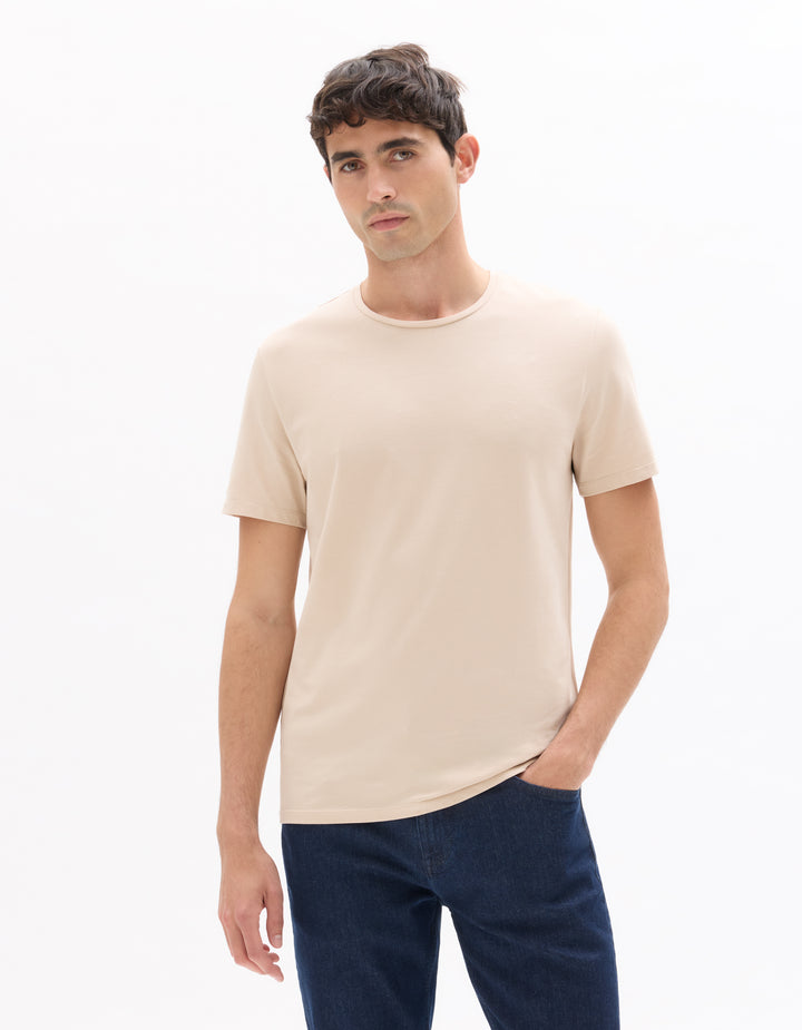 Unisex - Knitted - T-Shirt - Short sleeves - U / V / round neck