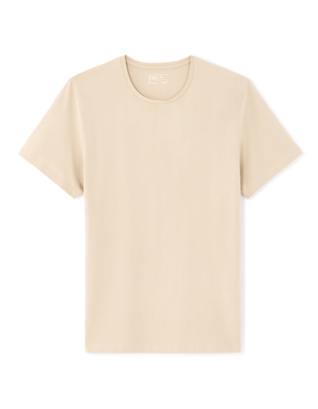 Slim fit crew neck stretch cotton t-shirt