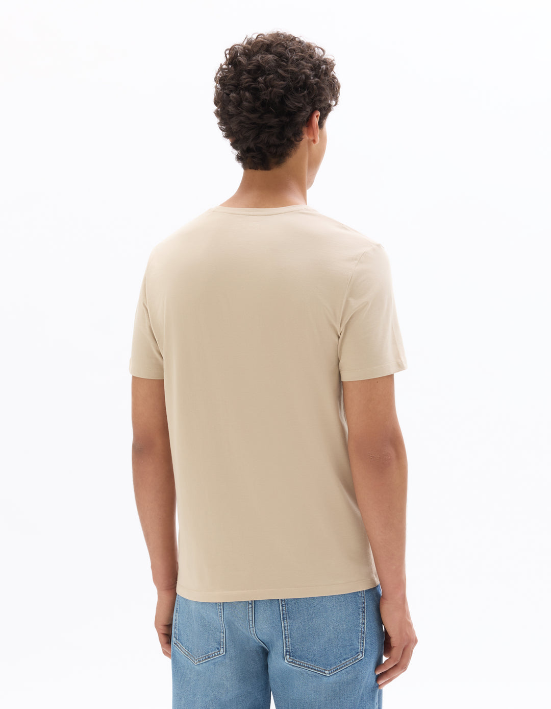 Slim fit crew neck stretch cotton t-shirt