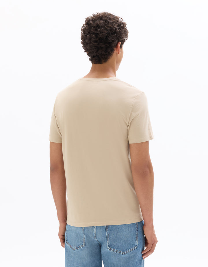 Slim fit crew neck stretch cotton t-shirt