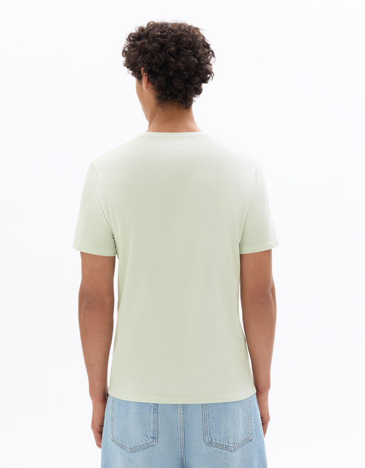 Slim fit crew neck stretch cotton t-shirt
