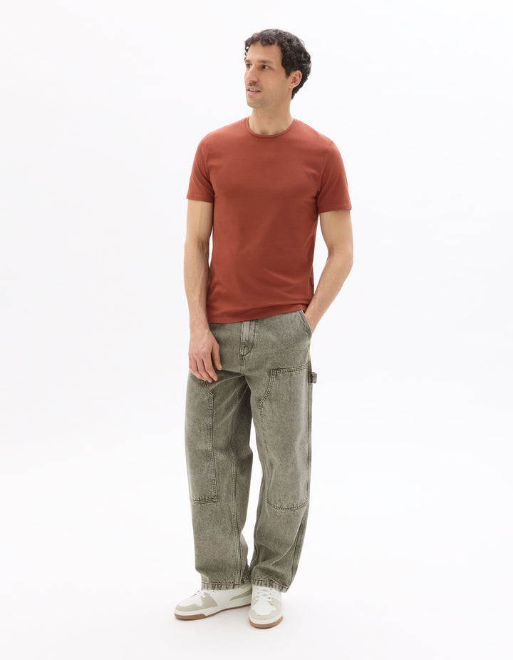 Unisex - Knitted - T-Shirt - Short sleeves - U / V / round neck