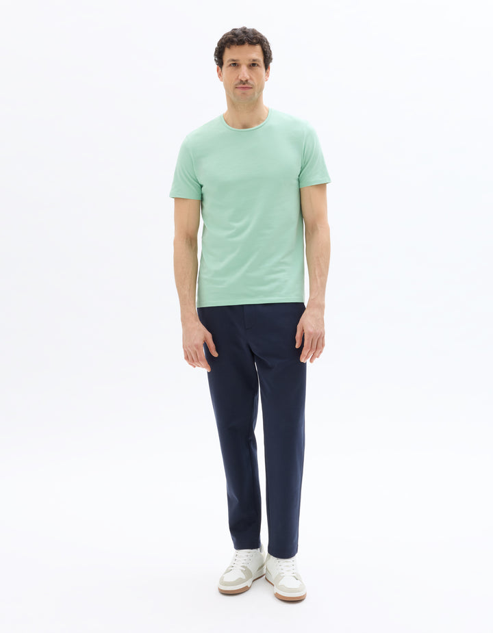 Unisex - Knitted - T-Shirt - Short sleeves - U / V / round neck