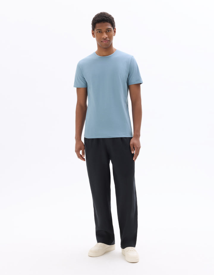 Unisex - Knitted - T-Shirt - Short sleeves - U / V / round neck