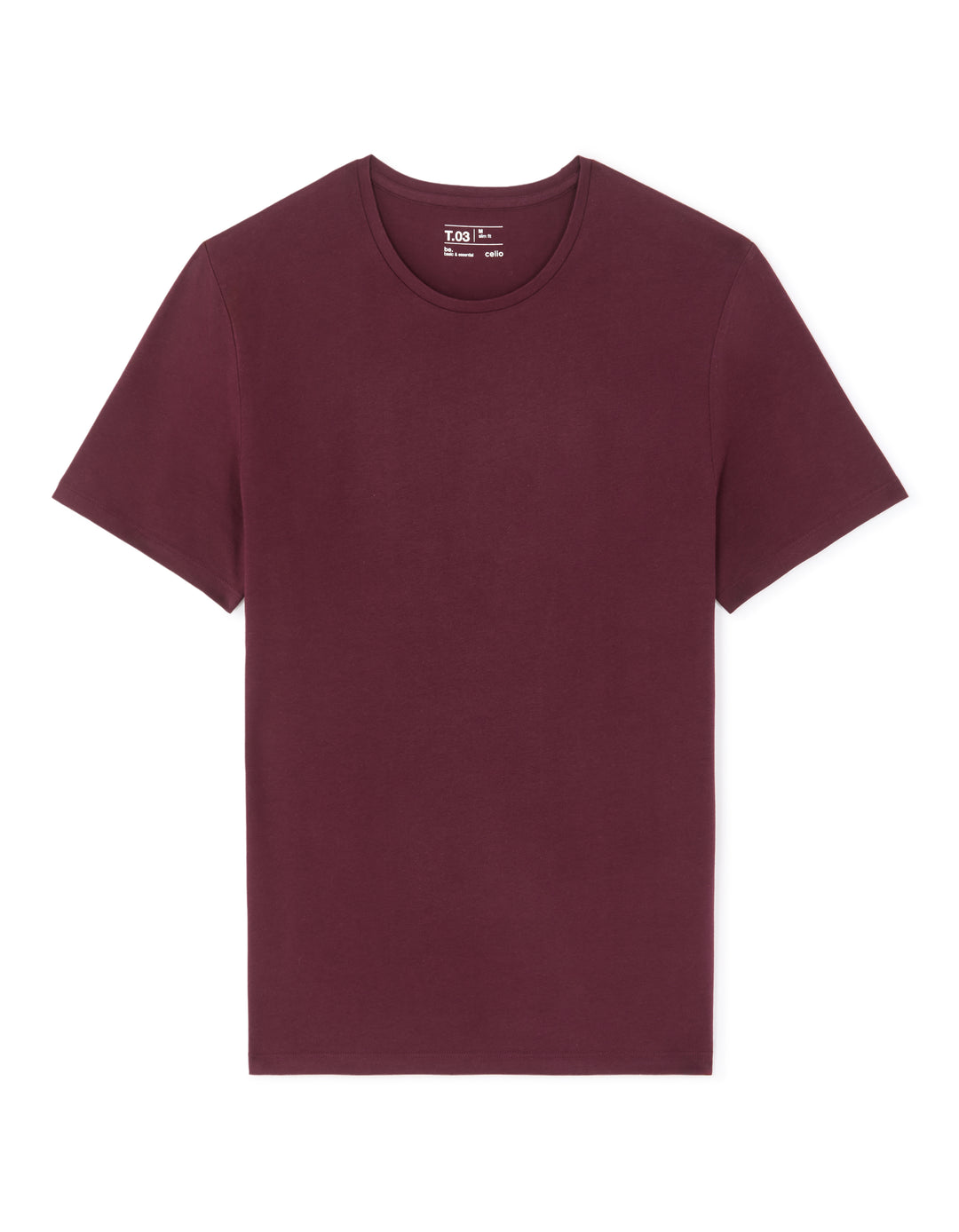 Slim fit crew neck stretch cotton t-shirt