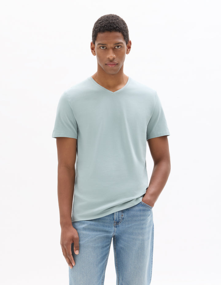Unisex - Knitted - T-Shirt - Short sleeves - U / V / round neck