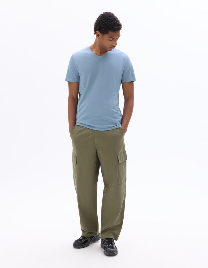 Unisex - Knitted - T-Shirt - Short sleeves - U / V / round neck