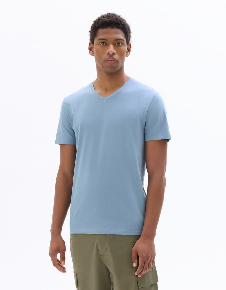 Unisex - Knitted - T-Shirt - Short sleeves - U / V / round neck