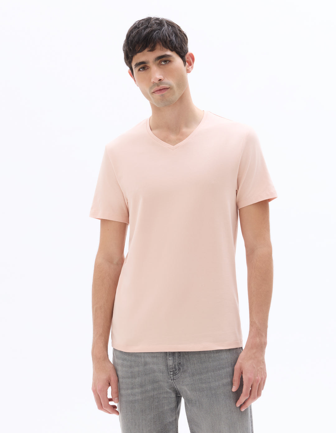 Unisex - Knitted - T-Shirt - Short sleeves - U / V / round neck
