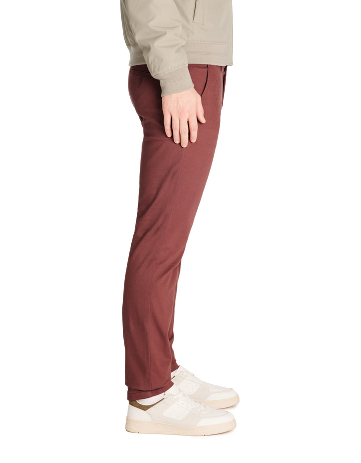 Skinny stretch cotton chinos blue