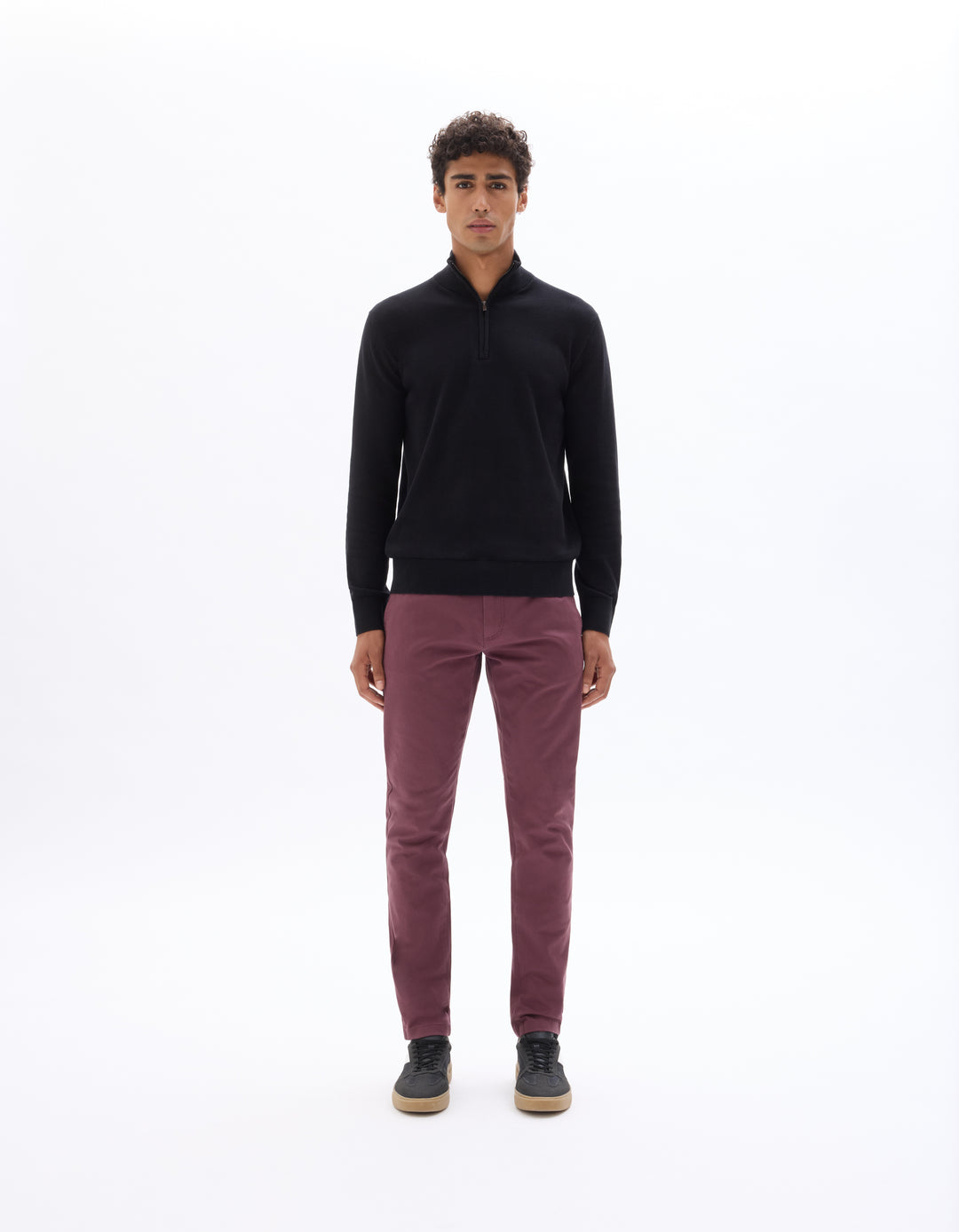 Slim 100% stretch cotton chinos