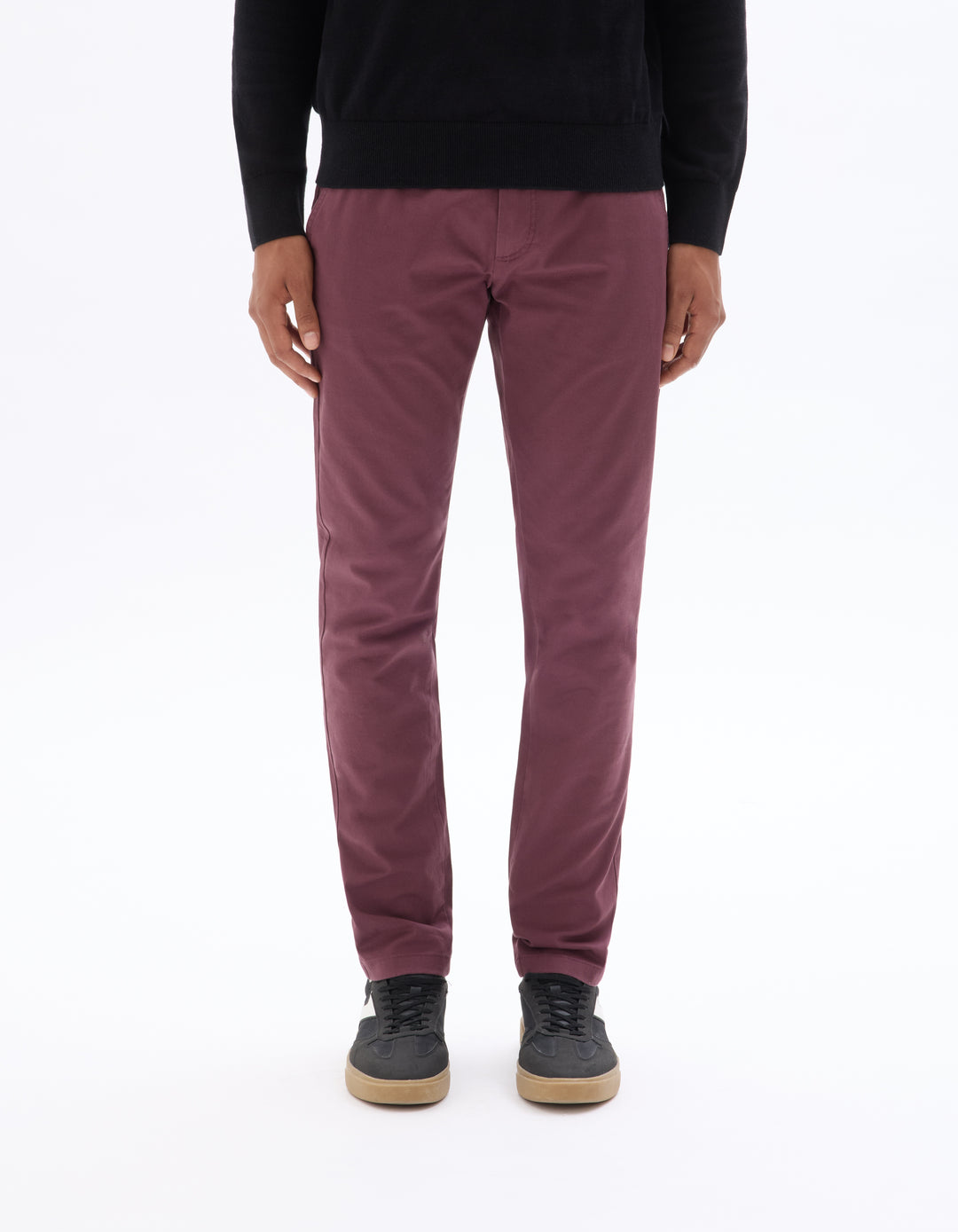 Slim 100% stretch cotton chinos