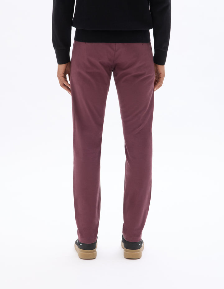Slim 100% stretch cotton chinos