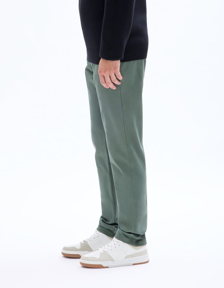 Slim 100% stretch cotton chinos