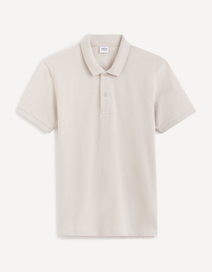 Men - Knitted - Polo Shirt - Short sleeves