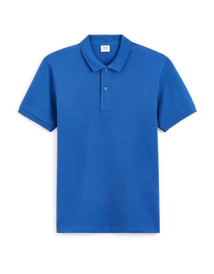 Men - Knitted - Polo Shirt - Short sleeves